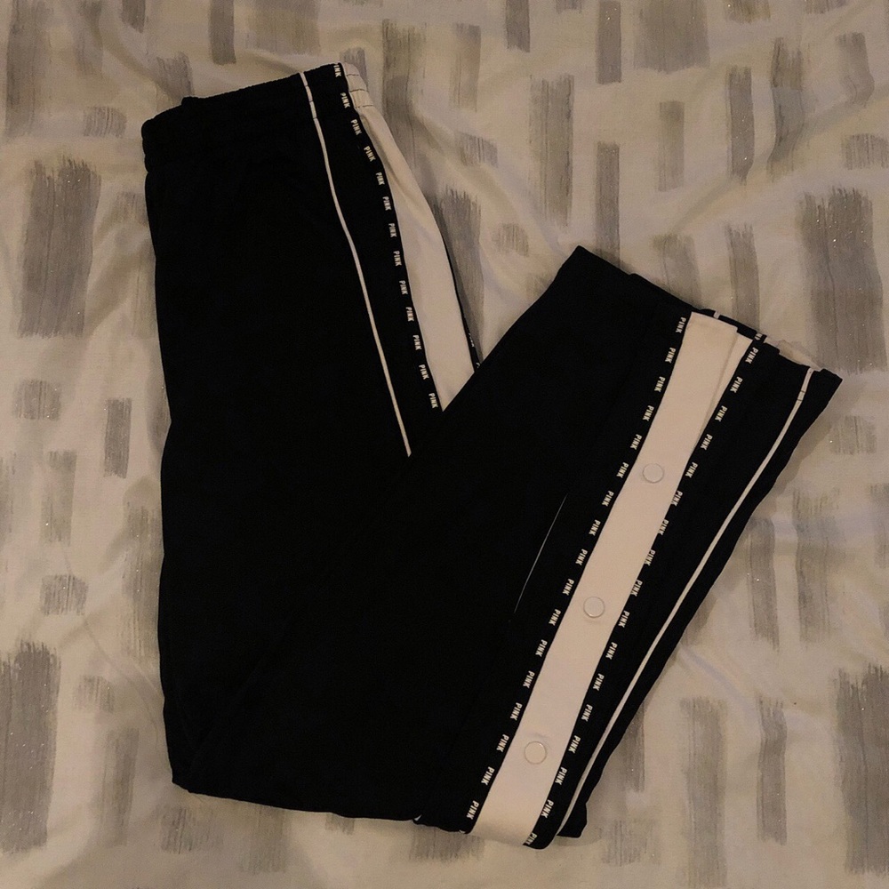 PINK Vs Snap Track Pants Size M